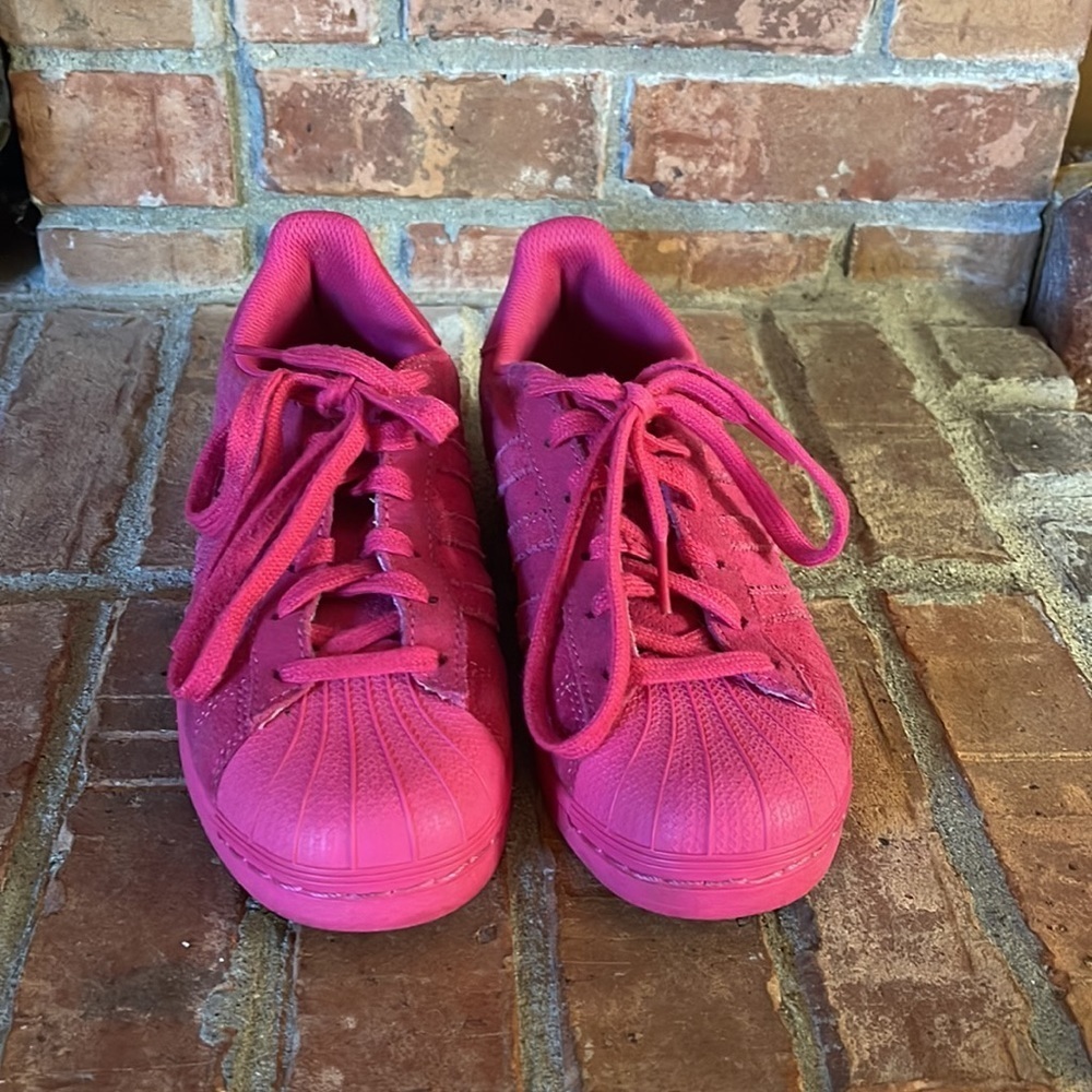 Adidas Superstar Pink Casual Sneakers - Picture 4 of 8